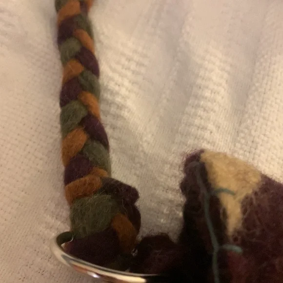 NEW Anthropologie Rising Tide handmade wool purse - Picture 4 of 16